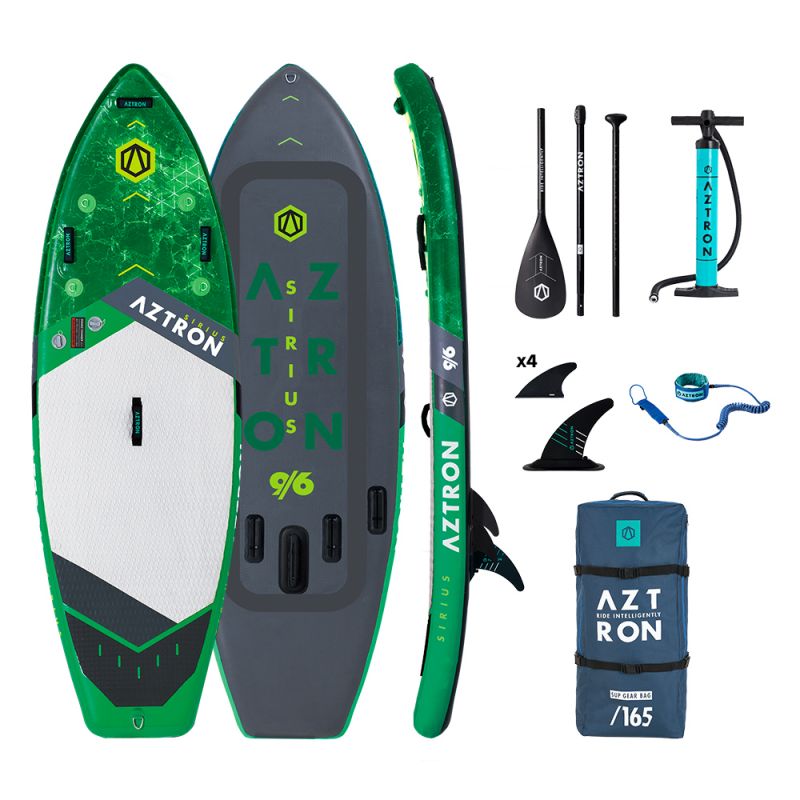 Aztron Sirius Φουσκωτή Σανίδα River/Surf SUP 9.6  – 289cm AS-501D  Σε 24 Άτοκες Δόσεις