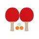 Get and Go Σετ Ρακέτες με Μπαλάκια Ping Pong - 61UK