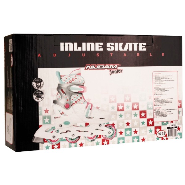 Nijdam Inline Skate Junior ρυθμιζόμενα 52SA-WAF