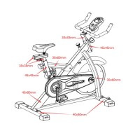Viking Ποδήλατο Γυμναστικής  V-1500 Spin Bike