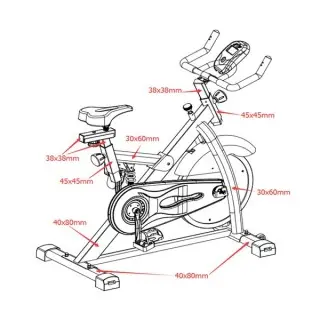 Viking Ποδήλατο Γυμναστικής  V-1500 Spin Bike