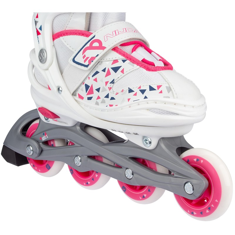 Nijdam Inline Skates ρυθμιζόμενα White Wedge N20AA04