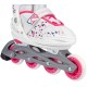 Nijdam Inline Skates ρυθμιζόμενα White Wedge N20AA04