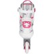 Nijdam Inline Skates ρυθμιζόμενα White Wedge N20AA04