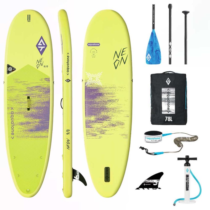 Aquatone Neon Youth Φουσκωτή Σανίδα SUP 9'0' – 274cm TS-050  Σε 12 Άτοκες Δόσεις