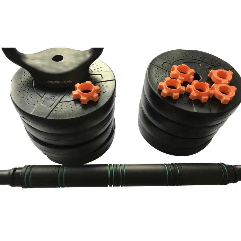 Power Train Starter Pack 40 Κιλών Σετ Αλτήρων-Μπάρας-Kettlebell PF-180418