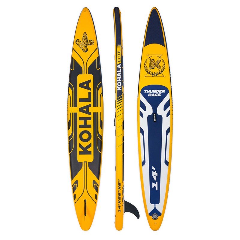 DVSport Φουσκωτή Σανίδα SUP Thunder Race 425cm KH-42715  - Σε 24 Άτοκες Δόσεις