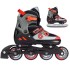 Nijdam Inline Skates ‑ Παγοπέδιλα Combo ρυθμιζόμενα Red Raider N14AC01