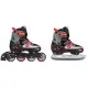 Nijdam Inline Skates ‑ Παγοπέδιλα Combo ρυθμιζόμενα Red Raider N14AC01
