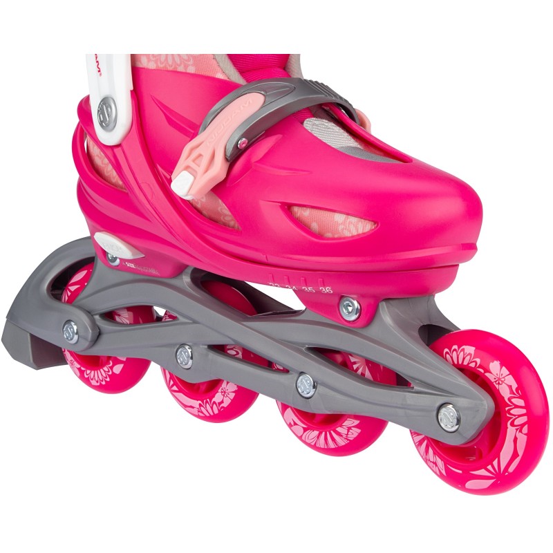 Nijdam Inline Skates Ρυθμιζόμενα 3‑σε‑1 "Floral Switch" N22AA01