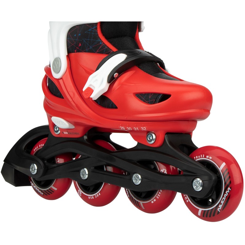 Nijdam Inline Skates ρυθμιζόμενα Rad Racer N20AA07