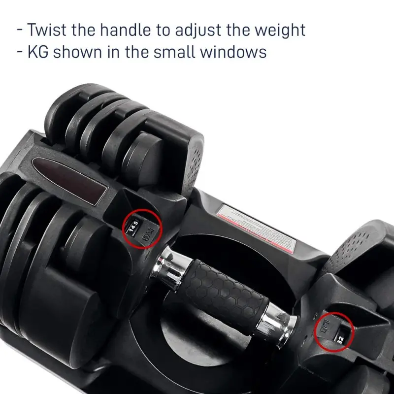 MikaMax Ρυθμιζόμενοι Αλτήρες 2x20kg B-4965