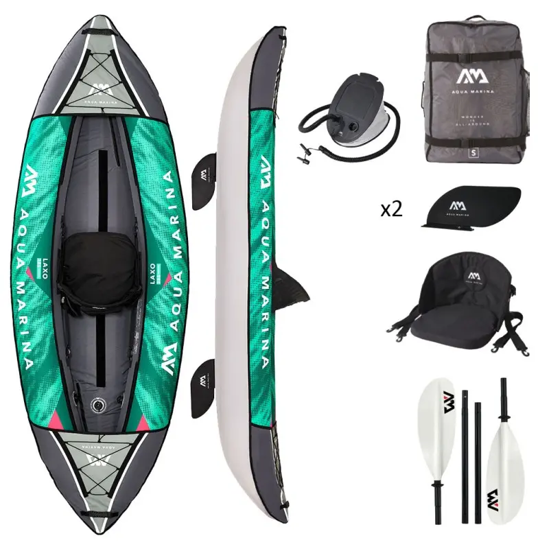 Aqua Marina Φουσκωτό Μονοθέσιο Καγιάκ Laxo 1AT. 285cm - 15677 - Σε 12 Άτοκες Δόσεις