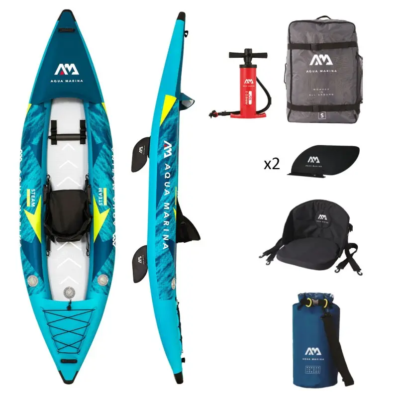 Aqua Marina Φουσκωτό Μονοθέσιο Καγιάκ Steam 1AT. 312cm - 15675 - Σε 12 Άτοκες Δόσεις