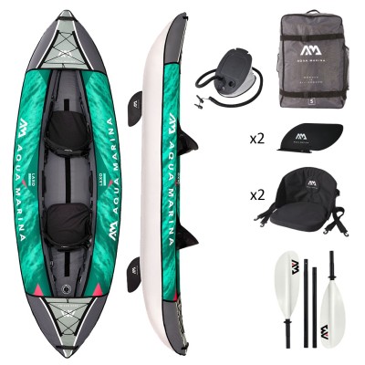 Aqua Marina Φουσκωτό Διθέσιο Καγιάκ Laxo 2AT. 320cm - 15678 - Σε 12 Άτοκες Δόσεις