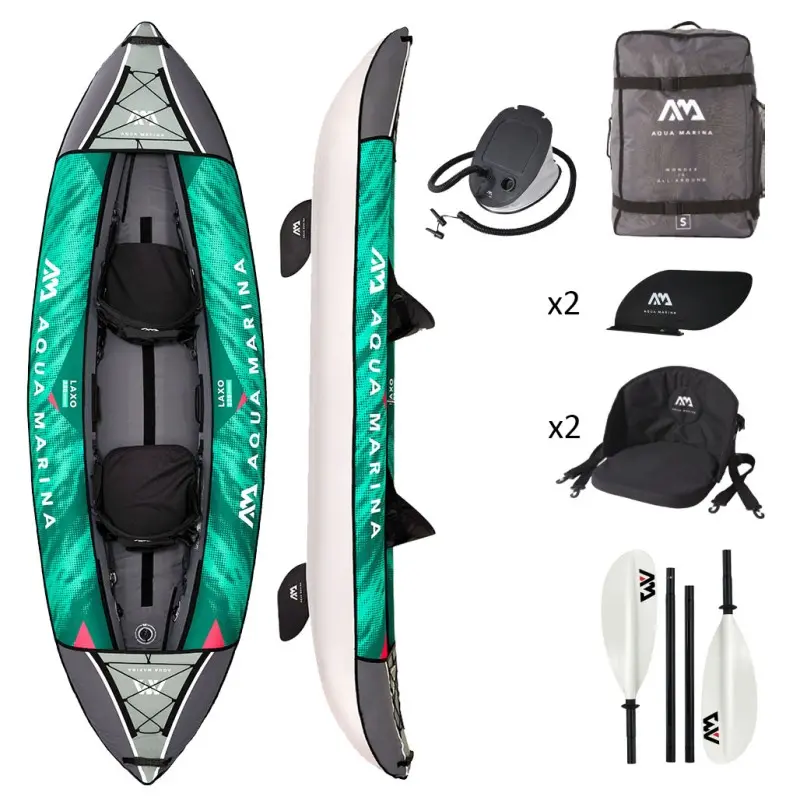 Aqua Marina Φουσκωτό Διθέσιο Καγιάκ Laxo 2AT. 320cm - 15678 - Σε 12 Άτοκες Δόσεις