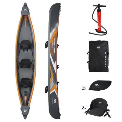 Aqua Marina Φουσκωτό Τριθέσιο Καγιάκ Tomahawk III AIR-C 3AT. 478cm - 15684 - Σε 12 Άτοκες Δόσεις