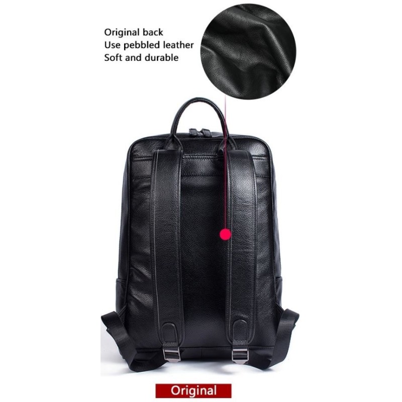 Δερμάτινο σακίδιο πλάτης Cardinal 20 L 8110 black