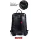 Δερμάτινο σακίδιο πλάτης Cardinal 20 L 8110 black