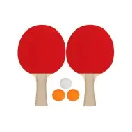 Get and Go Σετ 2 Ρακέτες Ping Pong 3 Μπαλάκια 61UG