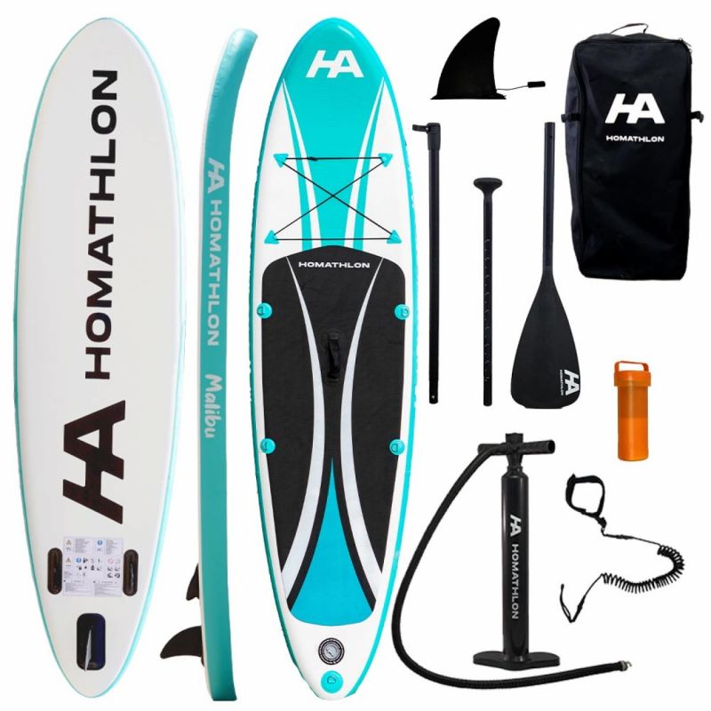 Φουσκωτή σανίδα SUP 10’ 305cm Malibu Homathlon HA-25031 Σε 12 Άτοκες Δόσεις