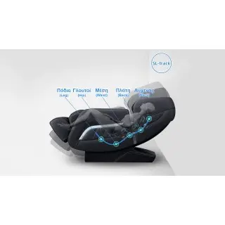 Life Care Πολυθρόνα μασάζ i-Rest SL‑A307‑8 Mαύρη  - Σε 12 Άτοκες Δόσεις