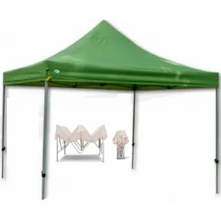 Gazebo Κιόσκι Polyester 3Χ3 Πτυσσόμενο TH 10004 Πράσινο