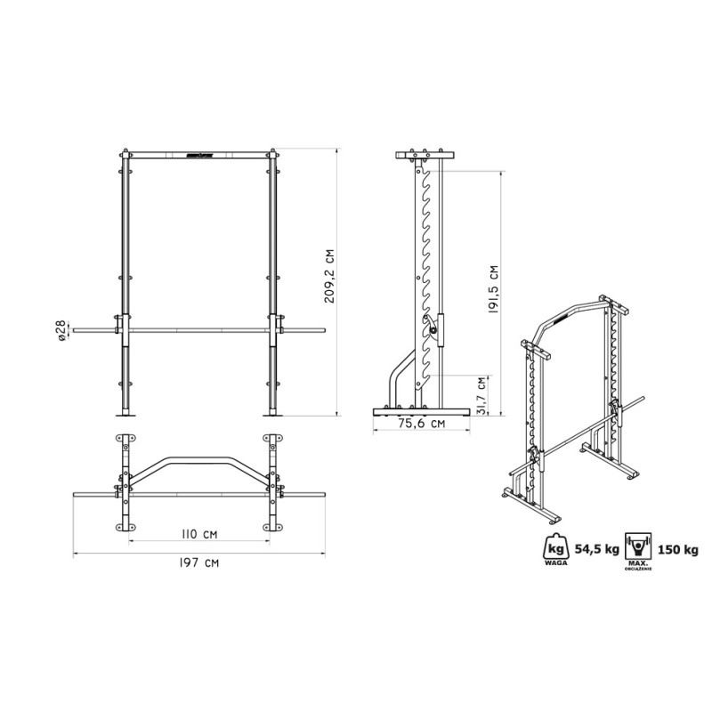 Marbo Μηχανή Smith MS‑U105