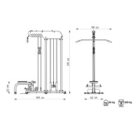 Marbo Τροχαλία Πλάτης   Κωπηλατική  MS‑W101