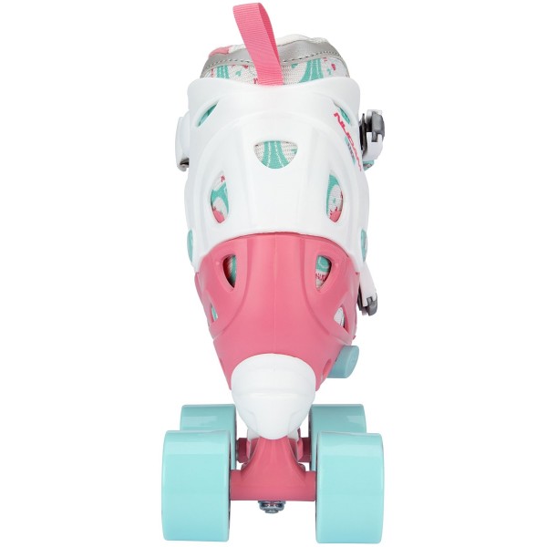 Nijdam Roller Skates Junior Adjustable Hard Boot Disco Twirl 52QN-RWB