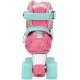 Nijdam Roller Skates Junior Adjustable Hard Boot Disco Twirl 52QN-RWB