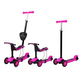 Worker Jaunsee Scooter 3 σε 1 16871 Ροζ