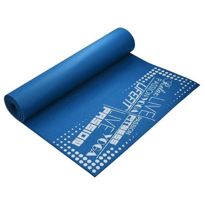 Life Fit Στρώμα γυμναστικής Yoga Mat SlimFit A02-05 Μπλε