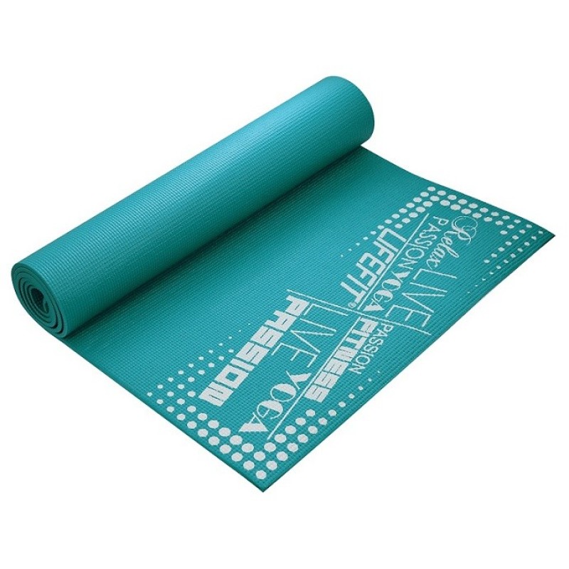 Life Fit Στρώμα γυμναστικής Yoga Mat SlimFit A01-04 Τυρκουάζ