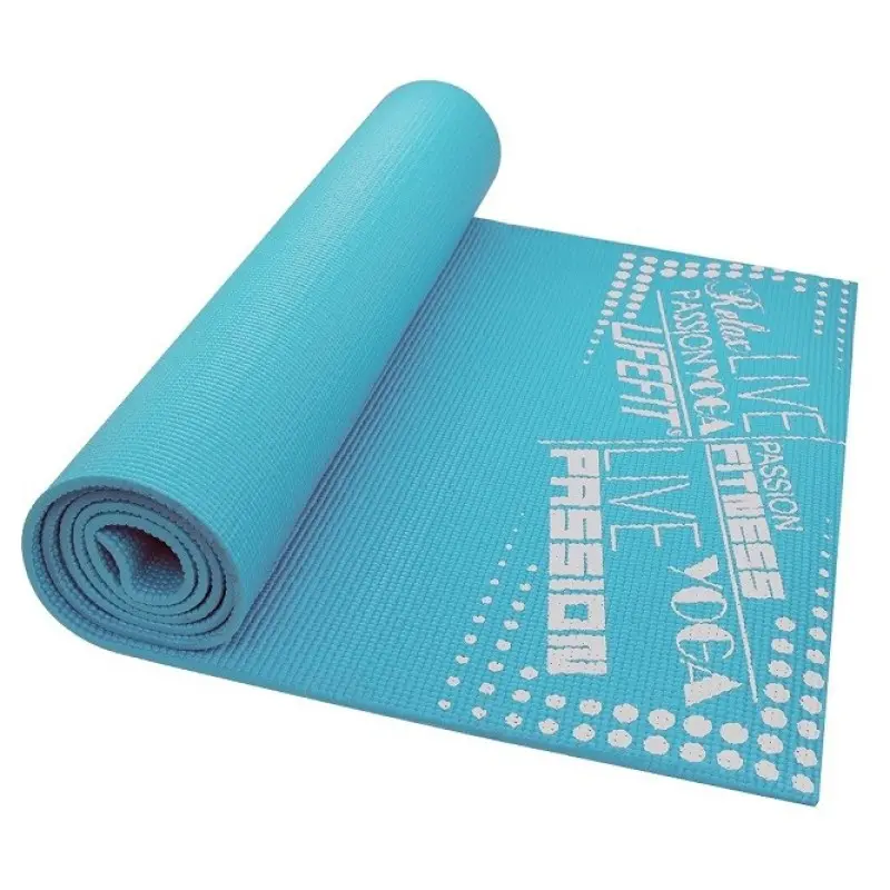 Life Fit Στρώμα γυμναστικής Yoga Mat SlimFit A01-04 Τυρκουάζ