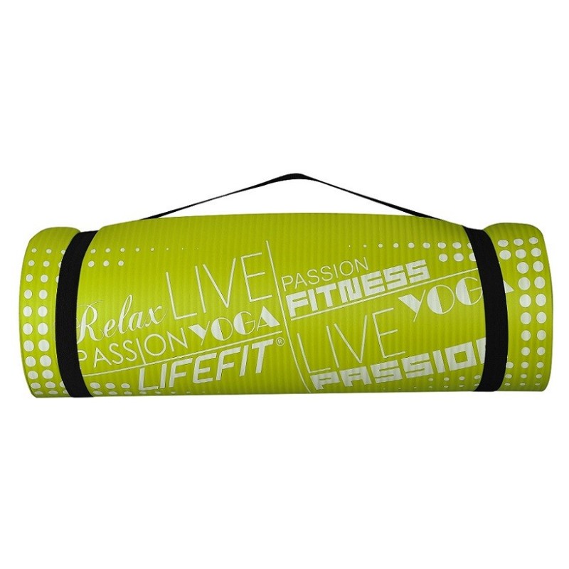 Life Fit Στρώμα γυμναστηρίου NBR Mat Exclusive C01-01 180 x 60cm Πράσινο