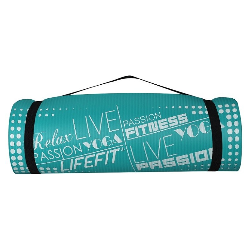 Life Fit Στρώμα γυμναστηρίου NBR Mat Exclusive C01-04 180 x 60cm Τυρκουάζ