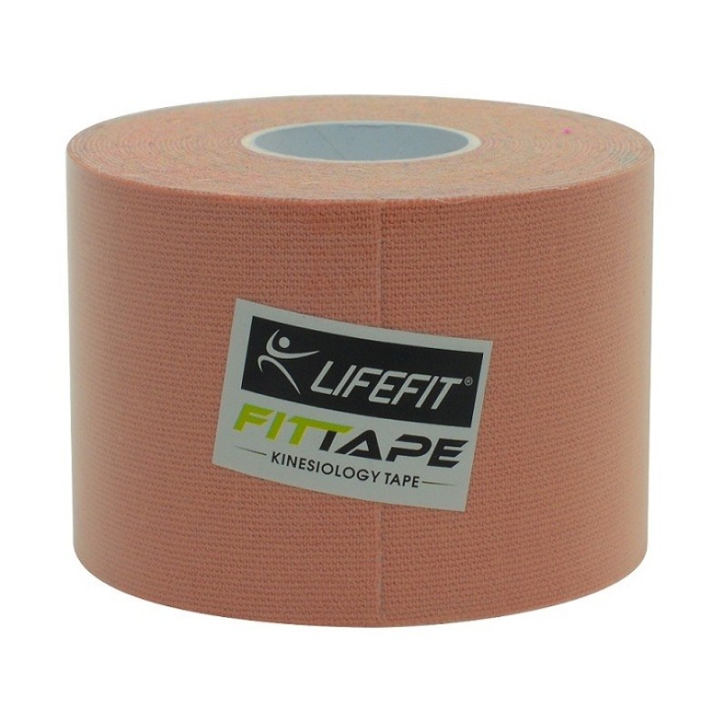 Life Fit Ταινία Κινησιοθεραπείας F-TAPE-02 Μπεζ 5x500cm