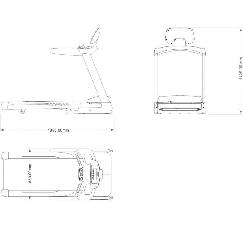 Pegasus V6 Διάδρομος Γυμναστικής 3.0HP AC - Σε 24 Άτοκες Δόσεις