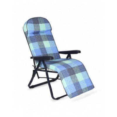 Escape Πολυθρόνα 6 Θέσεων Μπλε Σκελετού Μπλε Καρό Μαξιλάρι - 15742 Escape Πολυθρόνα 6 Θέσεων Μπλε Σκελετού Μπλε Καρό Μαξιλάρι - 15742