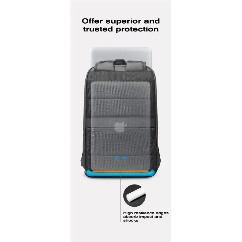 Σακίδιο πλάτης 20L Laptop 15,6” Bange 7822 μαύρο