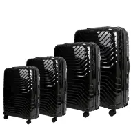 Σετ Βαλίτσες Τριάδα 7000 Cardinal 56,5x24,5x37 cm + 66,5x27,5x51 cm + 76X32,5X51 cm + 86x36x56 cm μαύρο