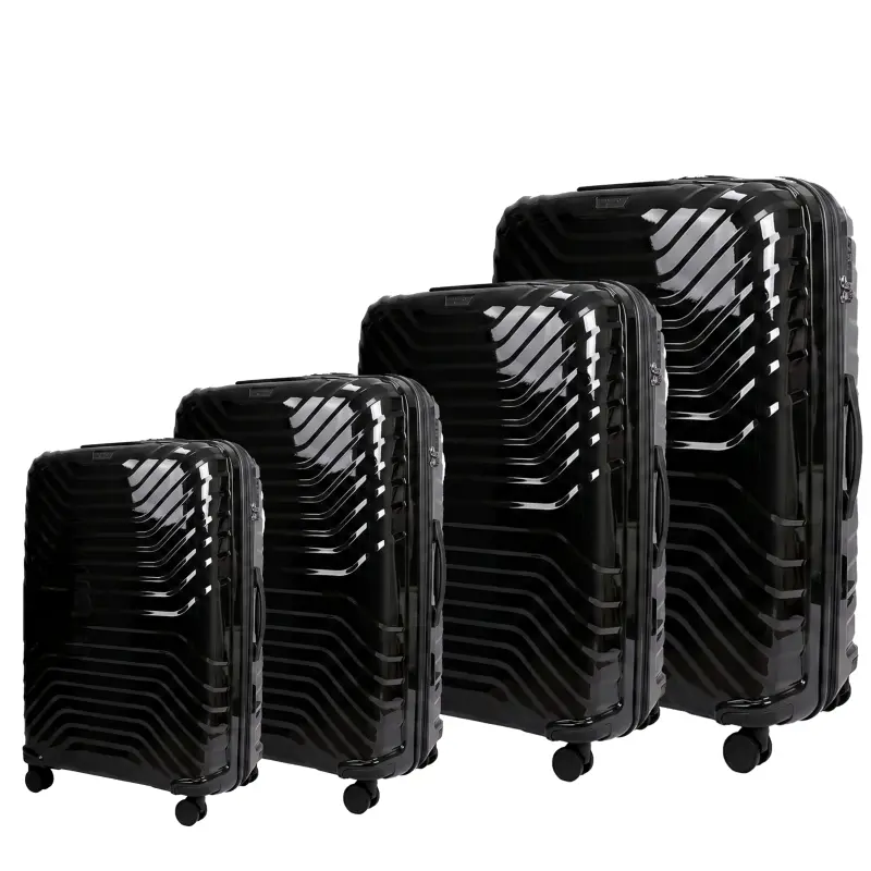 Σετ Βαλίτσες Τριάδα 7000 Cardinal 56,5x24,5x37 cm + 66,5x27,5x51 cm + 76X32,5X51 cm + 86x36x56 cm μαύρο
