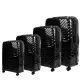 Σετ Βαλίτσες Τριάδα 7000 Cardinal 56,5x24,5x37 cm + 66,5x27,5x51 cm + 76X32,5X51 cm + 86x36x56 cm μαύρο