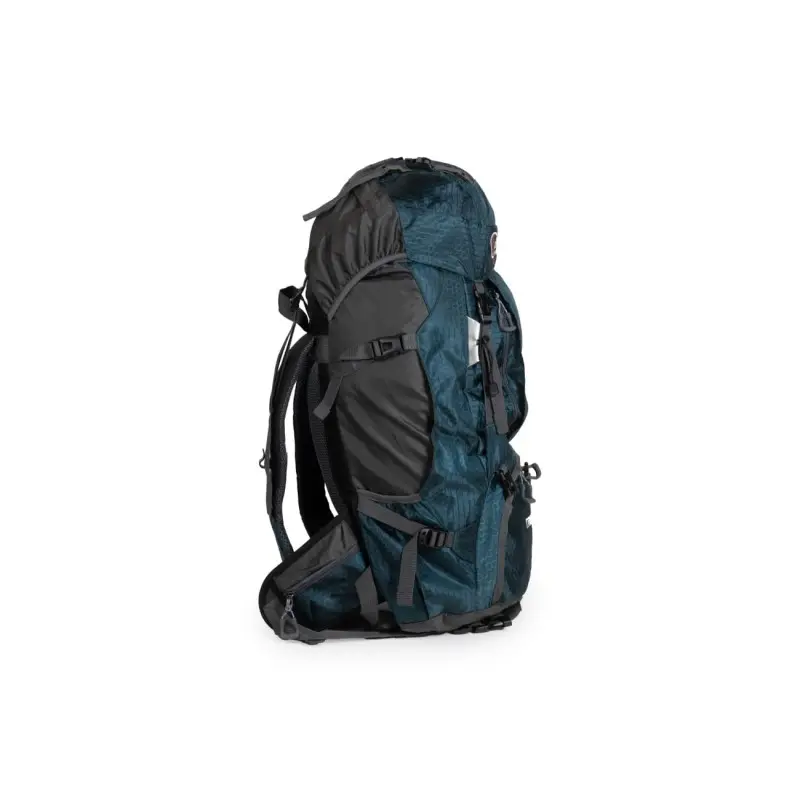 Σακίδιο ορειβασίας αδιάβροχο Ταξιδιού 60L Camping 1488 Πετρόλ
