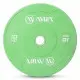 Δίσκος Color Bumper Plate Slim 50 mm 10 kg – Πράσινο