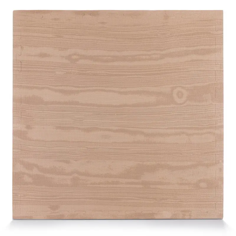 Δάπεδο Προστασίας Puzzle EVA 100x100x2 cm – Ξύλο / Γκρι