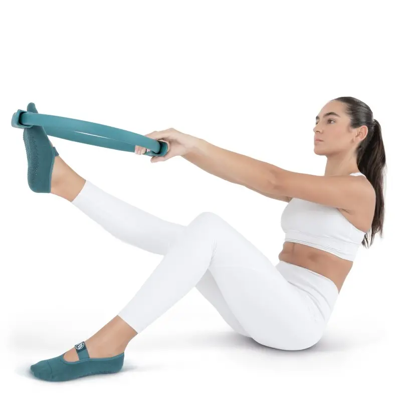Γυναικείες Κάλτσες Pilates Yoga Trinity Bellulu 39-42–Teal Green