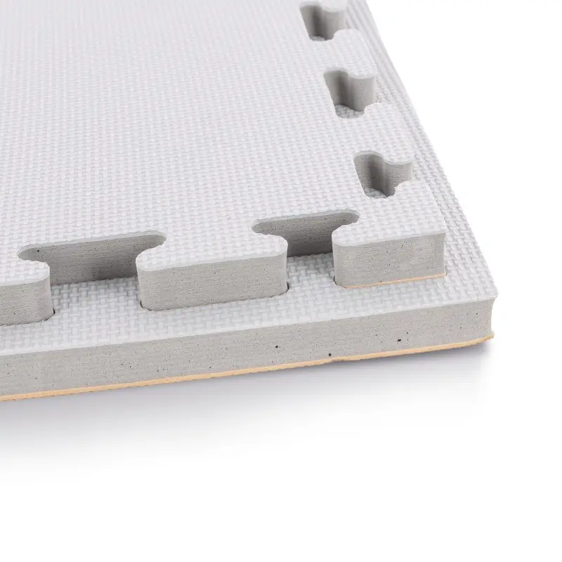 Δάπεδο Προστασίας Puzzle EVA 100x100x2 cm – Ξύλο / Γκρι