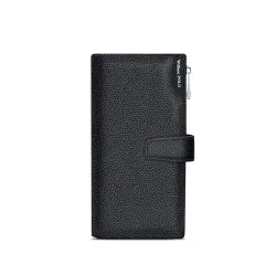 Δερμάτινο Ανδρικό πορτοφόλι William Polo P24QB035 μαύρο